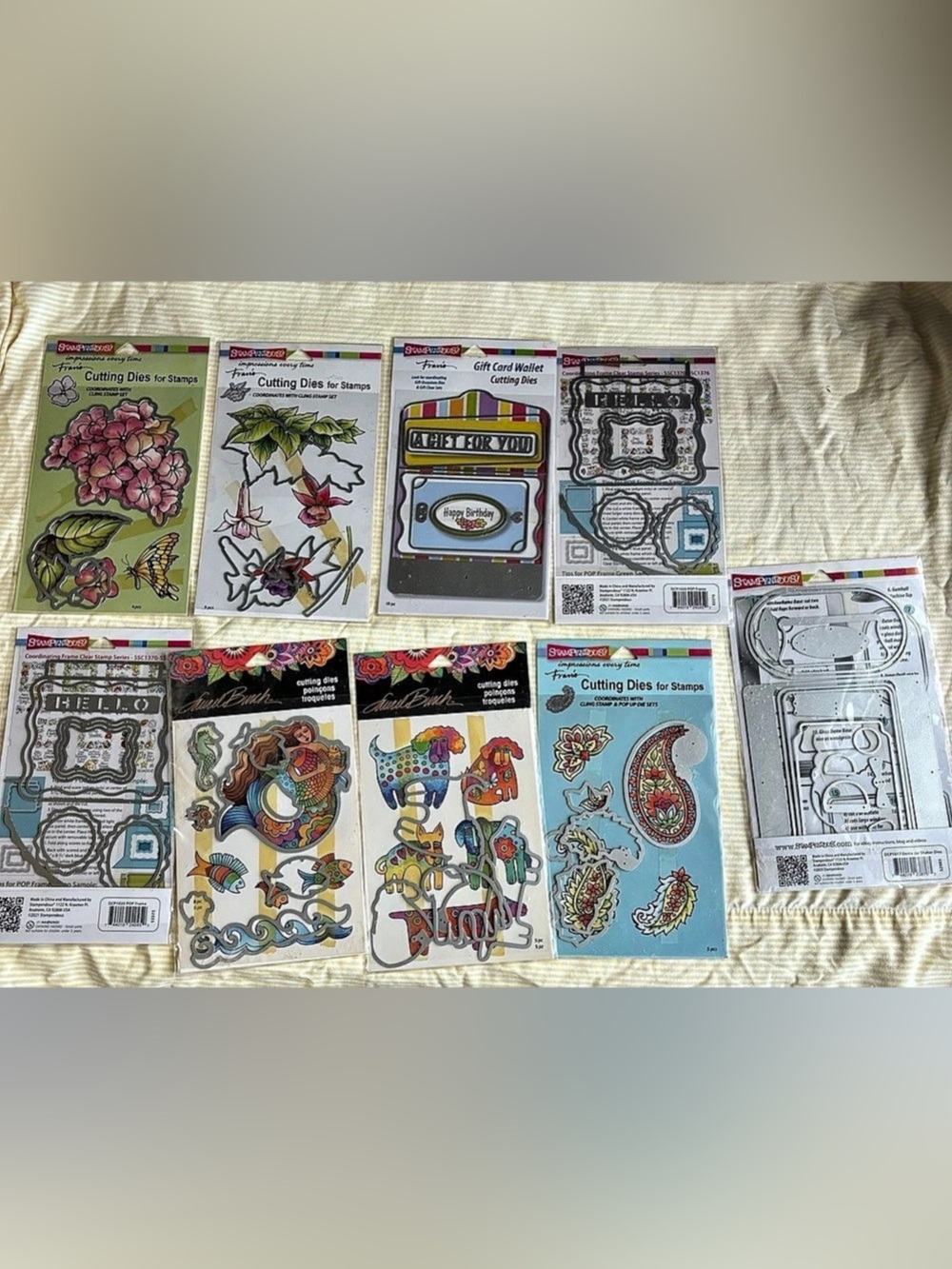 Stampendous 9 piece bundle.